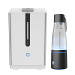 Zestaw Inhalator Wodoru Si-22 (Srebrny) + Butelka Wodorowa Si-Go (Czarna)